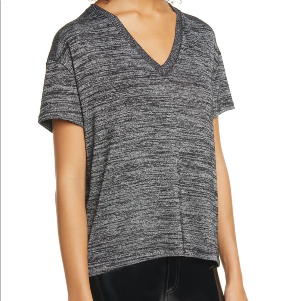 NWT Rag & Bone knit V Neck Tee SOLD OUT IN STORES
